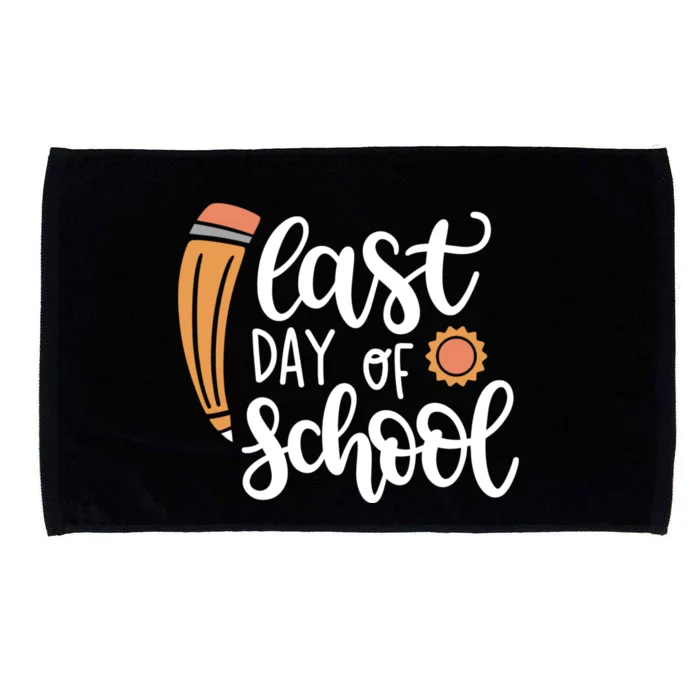 Last Day Of School Graduation Pencil Microfiber Hand Towel