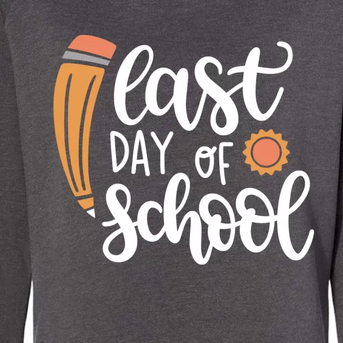 Last Day Of School Graduation Pencil Womens California Wash Sweatshirt