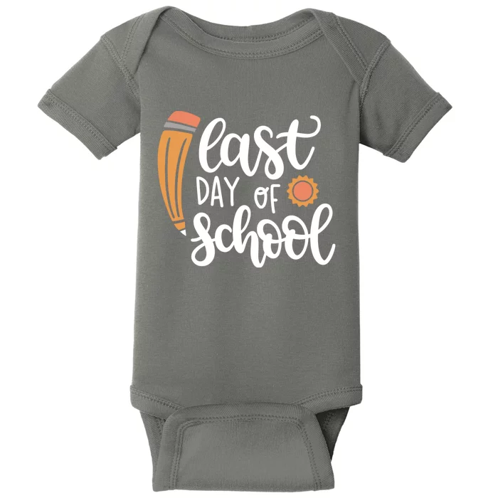 Last Day Of School Graduation Pencil Baby Bodysuit