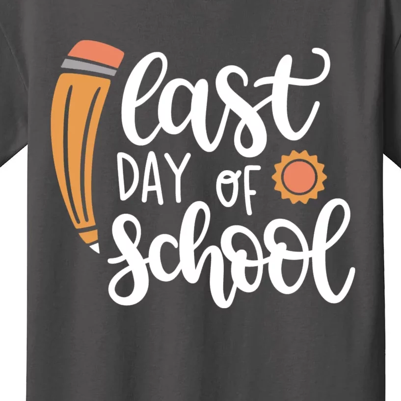 Last Day Of School Graduation Pencil Kids T-Shirt