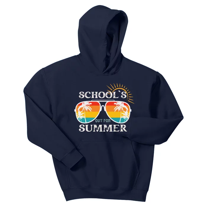 Last Day Of School Teacher Schools Out For Summer Kids Hoodie