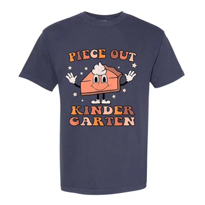 Last Day Of School Kindergarten Retro Peace Out Garment-Dyed Heavyweight T-Shirt