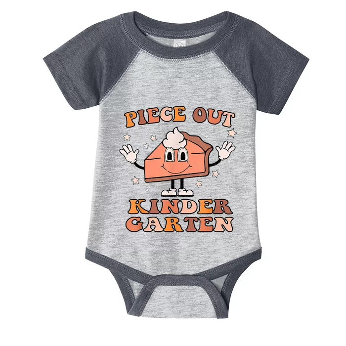 Last Day Of School Kindergarten Retro Peace Out Infant Baby Jersey Bodysuit