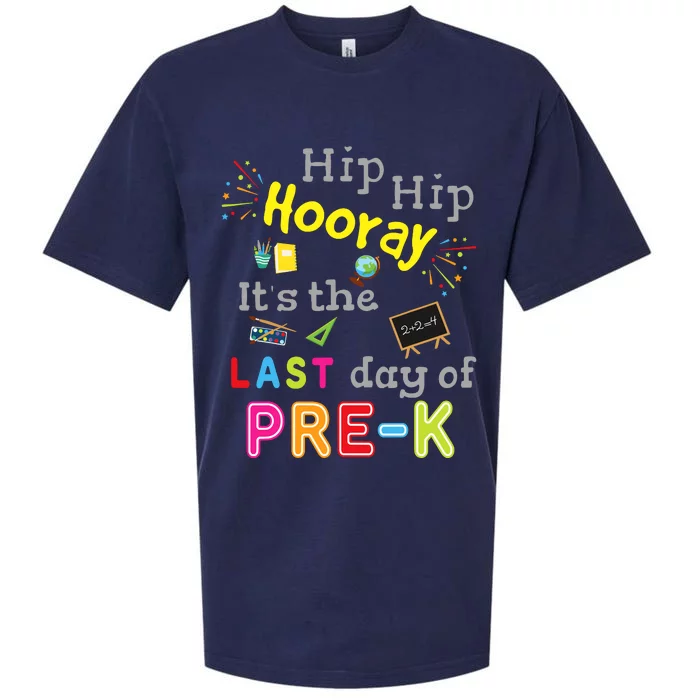 Last Day Of School Graduation Funny Pre K Teacher Sueded Cloud Jersey T-Shirt