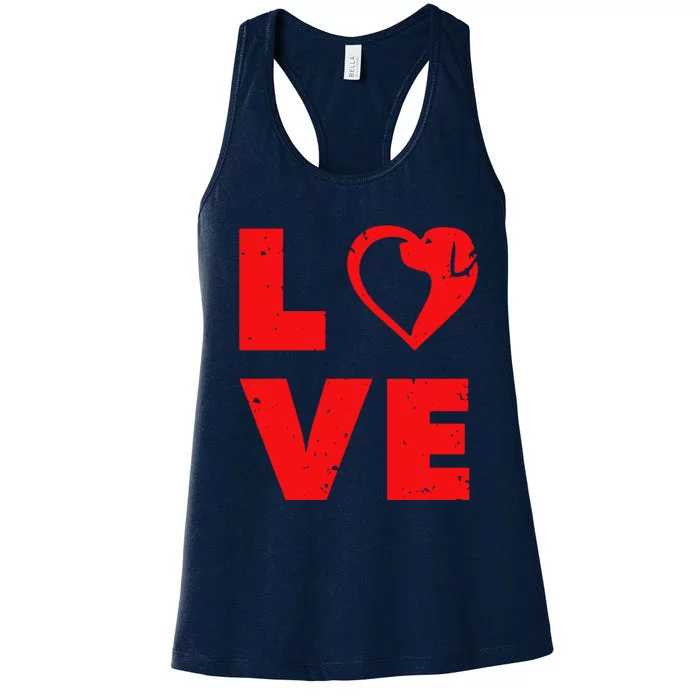 Love Dog Owner Pet Women's Racerback Tank