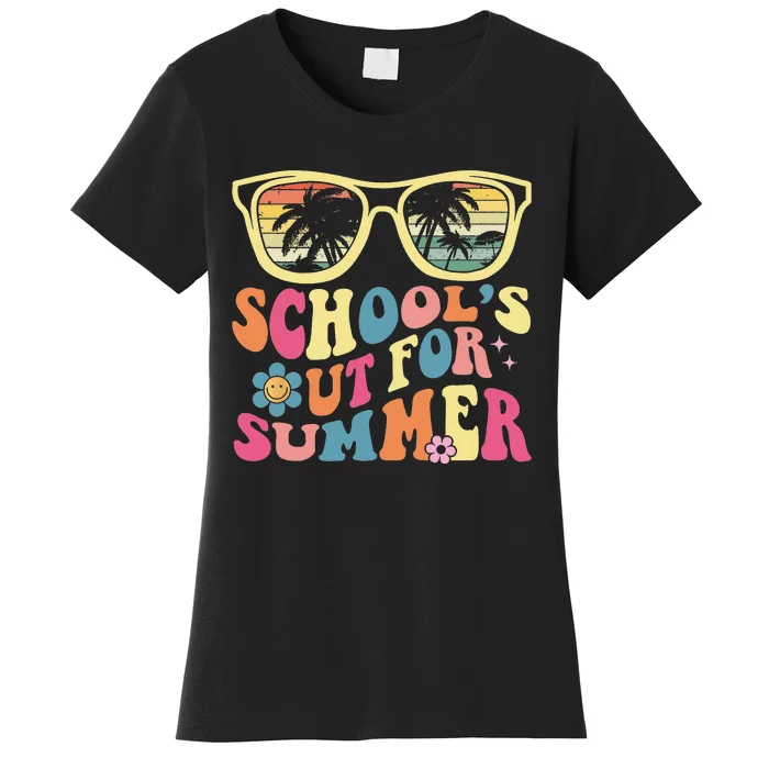 Last Day Of School Retro School's Out For Summer Teacher Women's T-Shirt