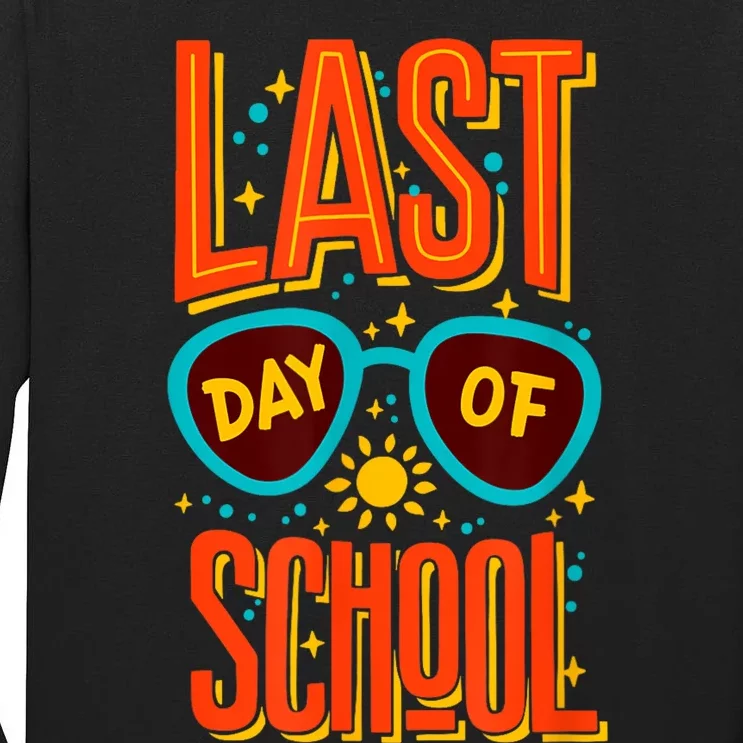 Last Day Of School Hello Summer Funny Tee For Women Tall Long Sleeve T-Shirt