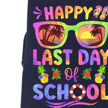 Last Day Of School Schools Out For Summer Teacher  Wo Doggie 3-End Fleece Hoodie