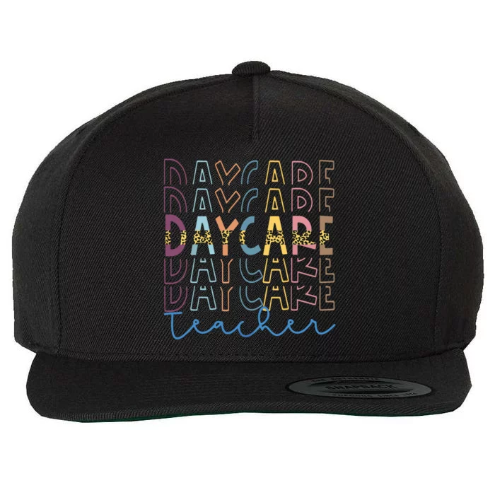 Love Daycare Provider Childcare Teacher Appreciation Gifts Wool Snapback Cap