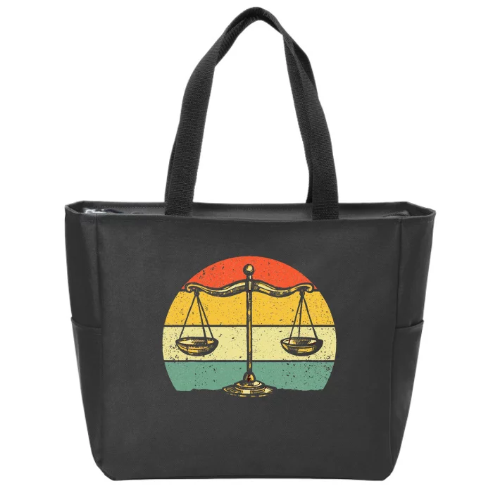 Lawyer Design Paralegal Attorney Lovers Zip Tote Bag