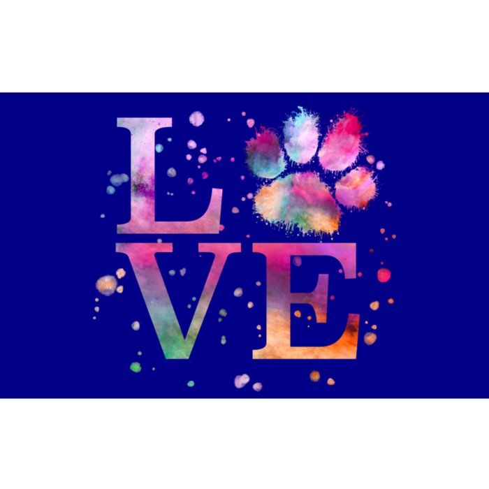 Love Dog Paw Print Colorful National Animal Shelter Week Gift Bumper Sticker