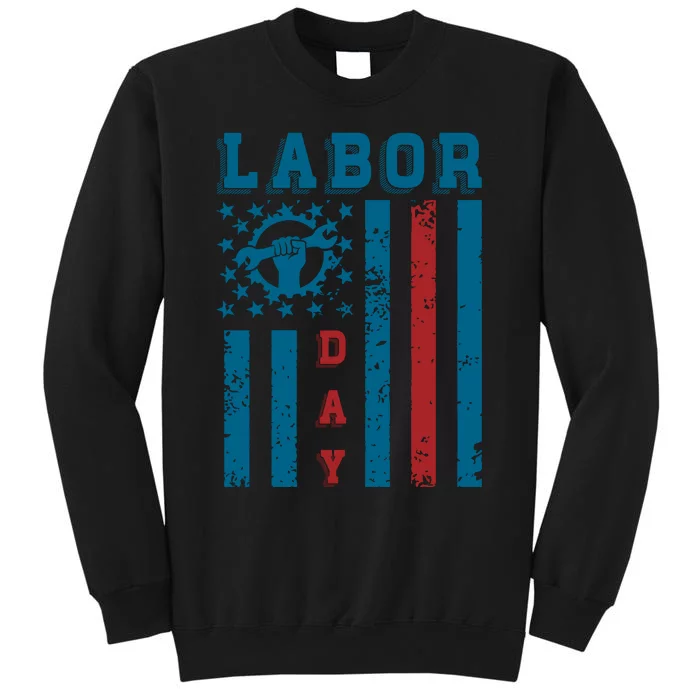 Labor Day Patriotic Graphic Sweatshirt