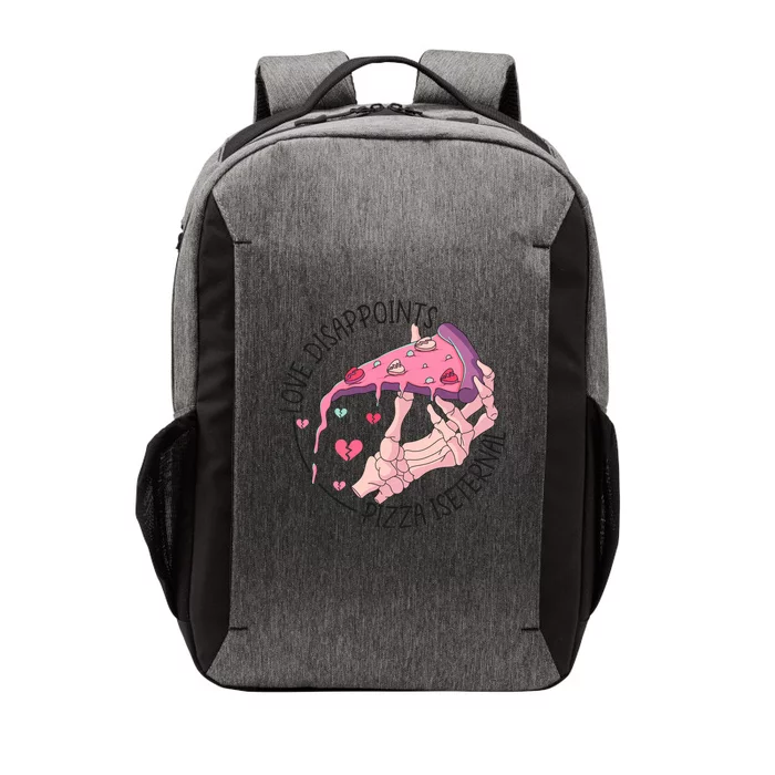 Love Disappoints Pizza Is Eternal Vector Backpack