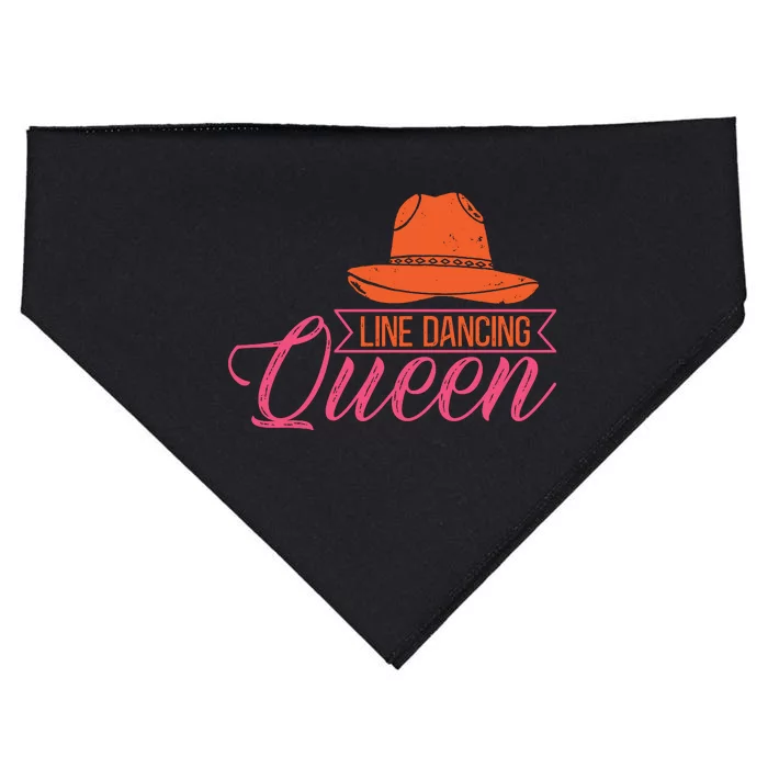 Line Dancing Queen T USA-Made Doggie Bandana