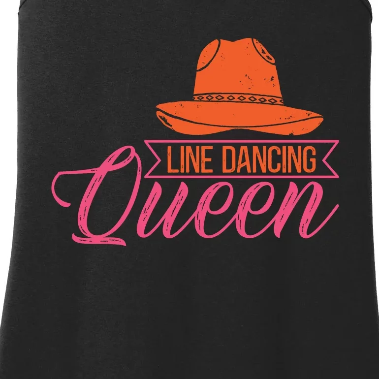 Line Dancing Queen T Ladies Essential Tank