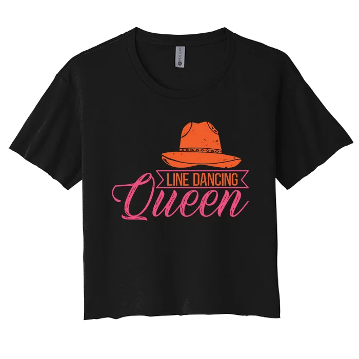 Line Dancing Queen T Women's Crop Top Tee