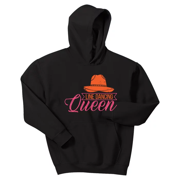 Line Dancing Queen T Kids Hoodie