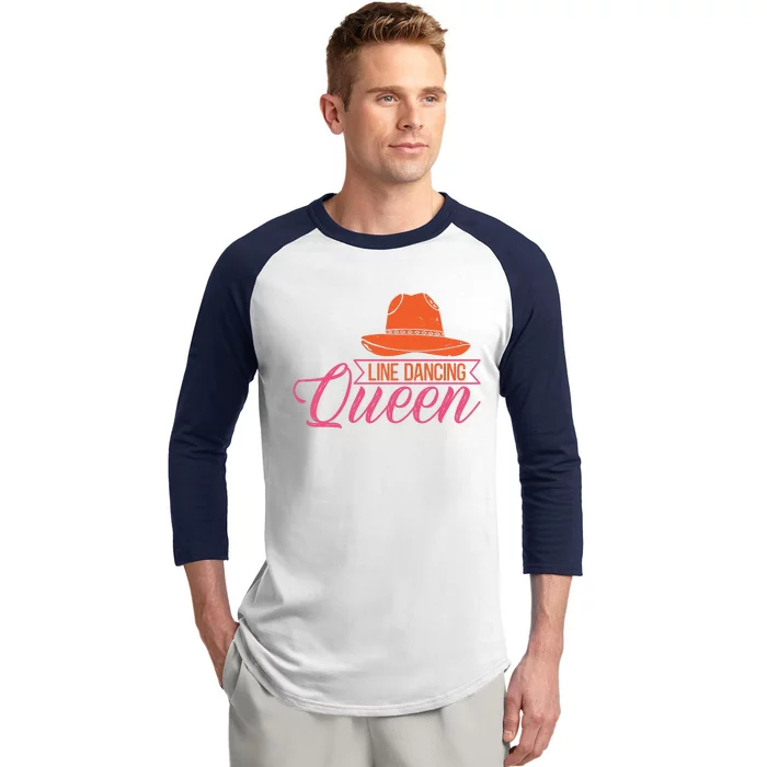 Line Dancing Queen T Baseball Sleeve Shirt