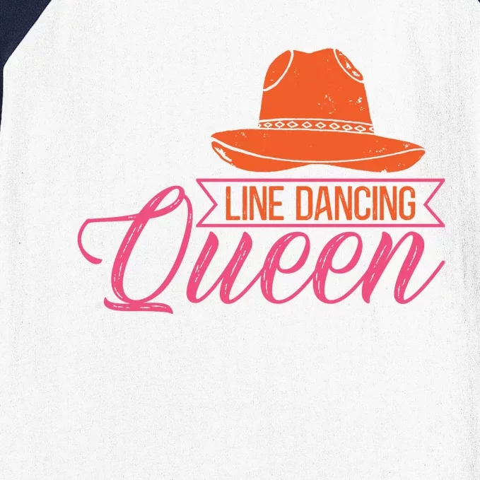 Line Dancing Queen T Baseball Sleeve Shirt