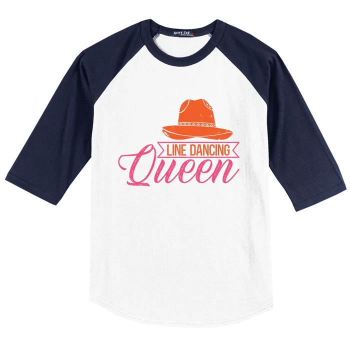 Line Dancing Queen T Baseball Sleeve Shirt