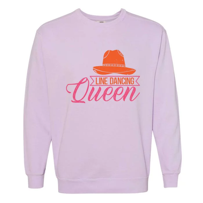 Line Dancing Queen T Garment-Dyed Sweatshirt