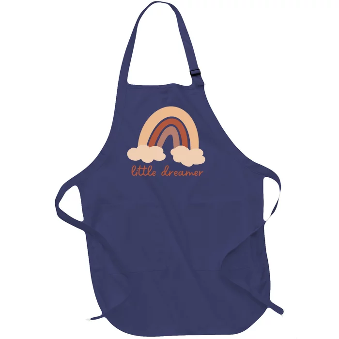 Little Dreamer Rainbow Cute Gift Full-Length Apron With Pocket