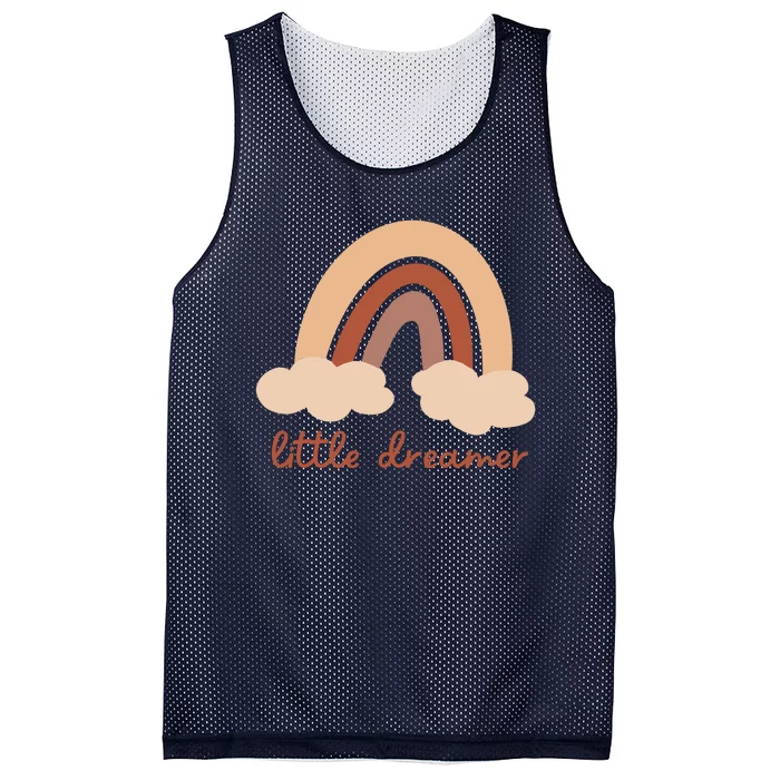 Little Dreamer Rainbow Cute Gift Mesh Reversible Basketball Jersey Tank