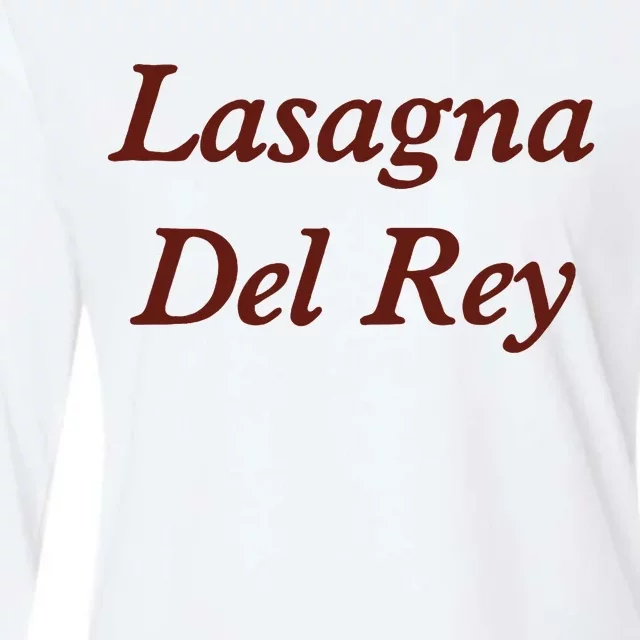 Lasagnas Del Rey Funny Lasagnas Del Rey Womens Cotton Relaxed Long Sleeve T-Shirt