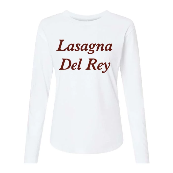 Lasagnas Del Rey Funny Lasagnas Del Rey Womens Cotton Relaxed Long Sleeve T-Shirt