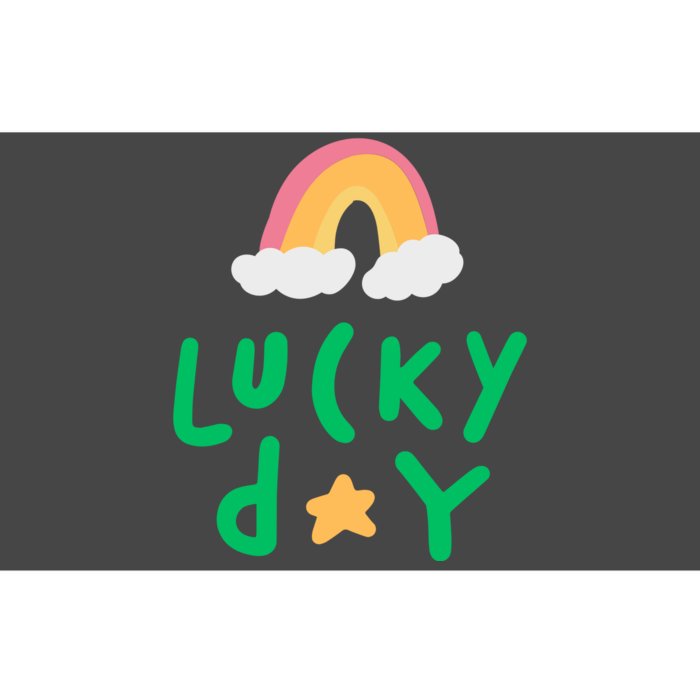 Lucky Day Rainbow Star St Patrick's Day Bumper Sticker