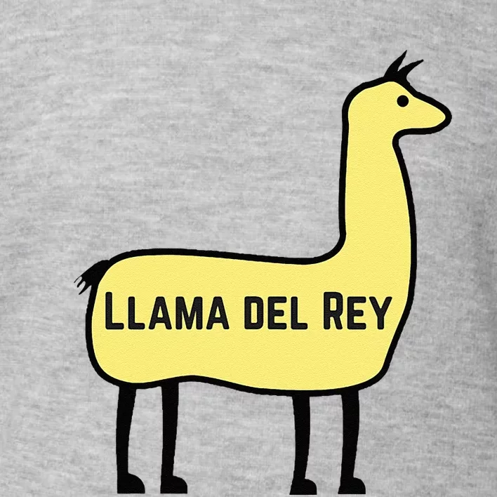 Llama Del Rey Lana Funny Music Animal Toddler Sweatshirt