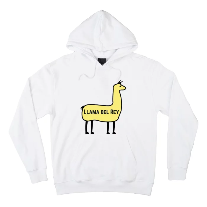 Llama Del Rey Lana Funny Music Animal Hoodie