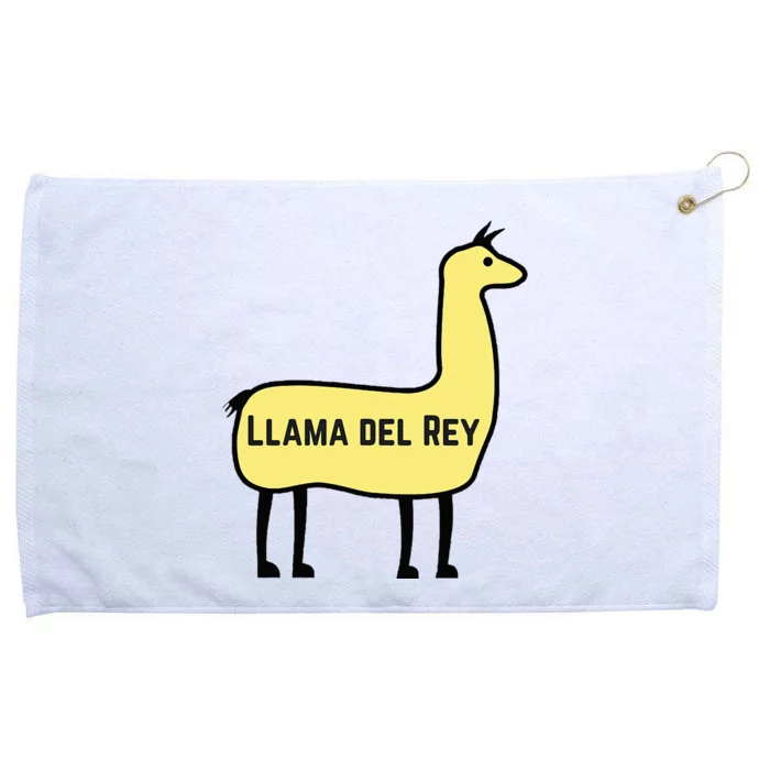 Llama Del Rey Lana Funny Music Animal Grommeted Golf Towel