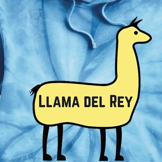 Llama Del Rey Lana Funny Music Animal Tie Dye Hoodie