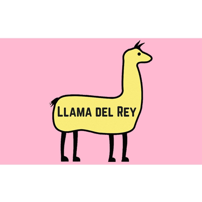 Llama Del Rey Lana Funny Music Animal Bumper Sticker