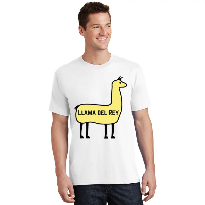 Llama Del Rey Lana Funny Music Animal T-Shirt