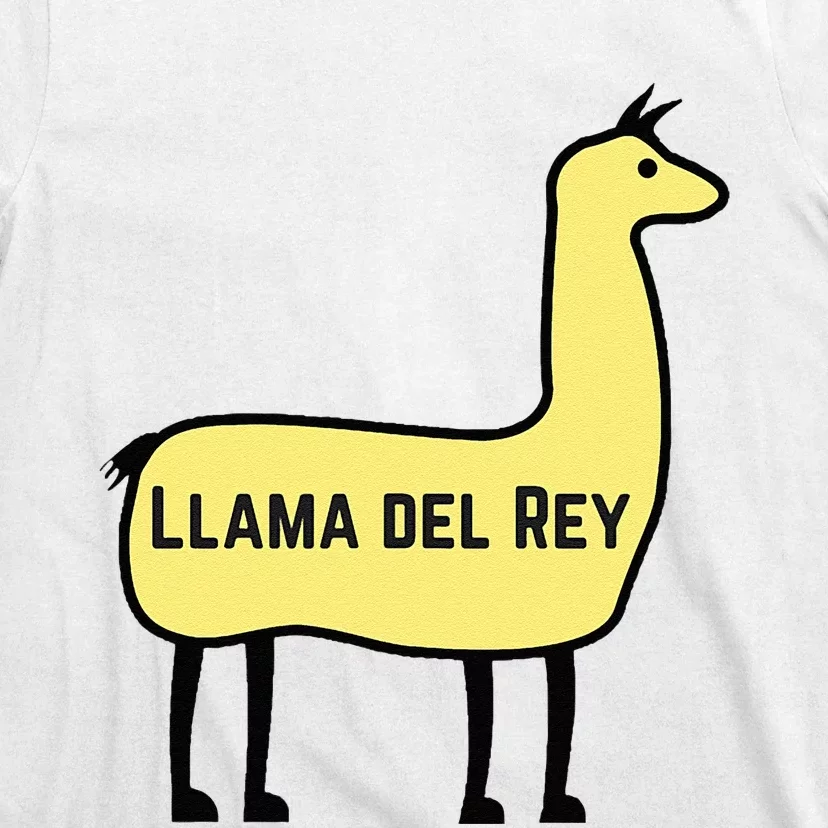 Llama Del Rey Lana Funny Music Animal T-Shirt