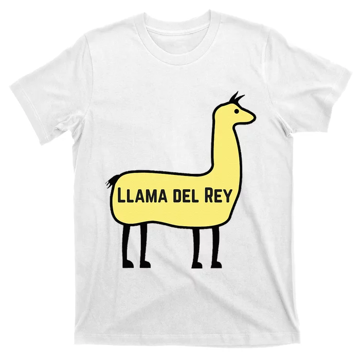 Llama Del Rey Lana Funny Music Animal T-Shirt