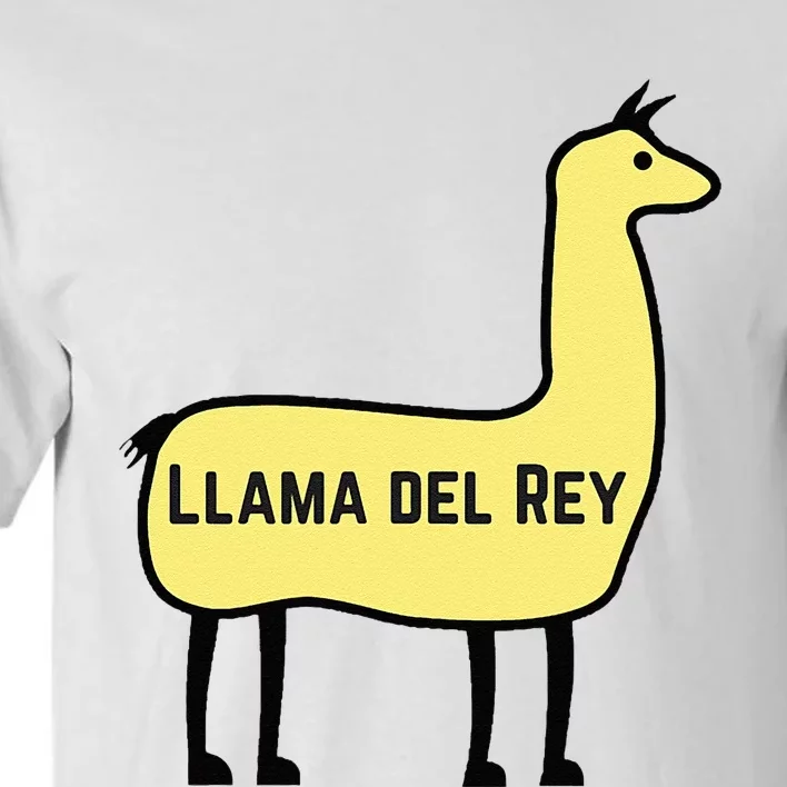 Llama Del Rey Lana Funny Music Animal Tall T-Shirt