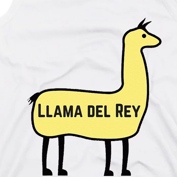 Llama Del Rey Lana Funny Music Animal Tank Top