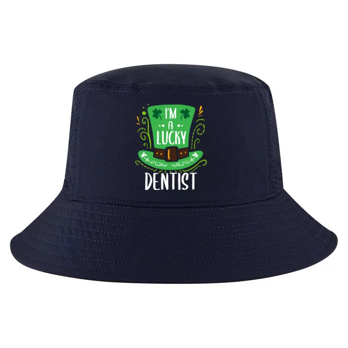 Lucky Dentist St Patrick's Day Dentists Gift Cool Comfort Performance Bucket Hat