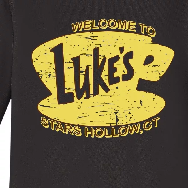 Lukes Diner Stars Hollow Baby Long Sleeve Bodysuit