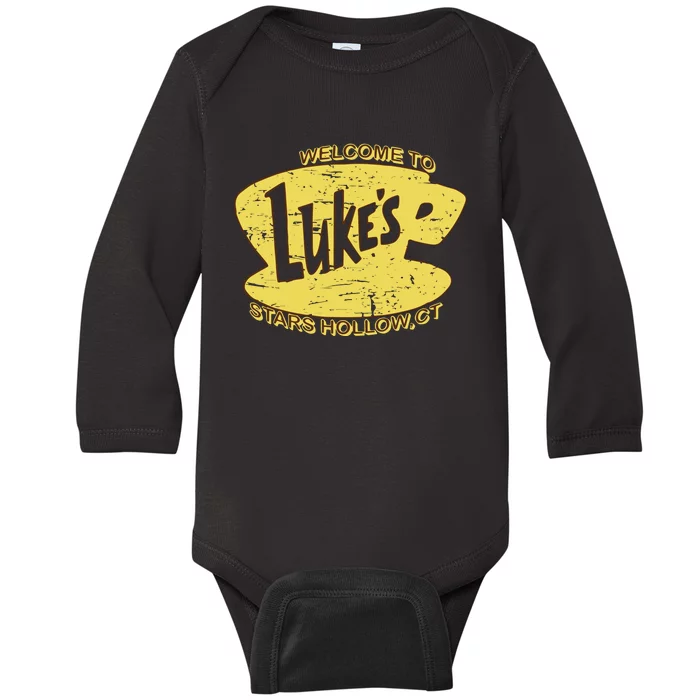 Lukes Diner Stars Hollow Baby Long Sleeve Bodysuit