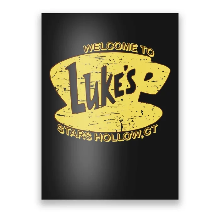 Lukes Diner Stars Hollow Poster