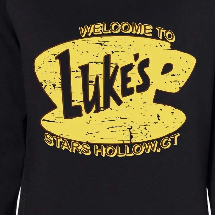 Lukes Diner Stars Hollow Womens California Wash Sweatshirt