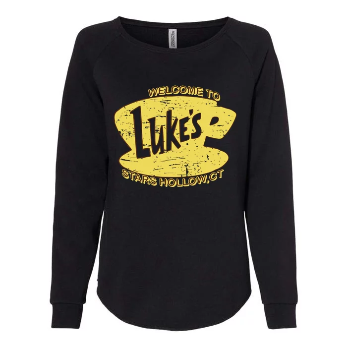 Lukes Diner Stars Hollow Womens California Wash Sweatshirt