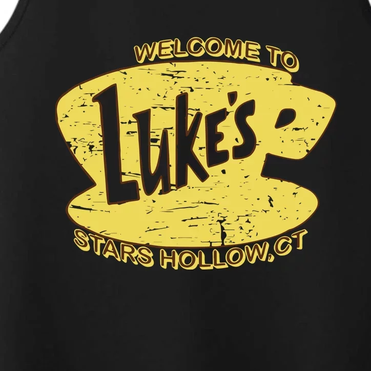 Lukes Diner Stars Hollow Performance Tank