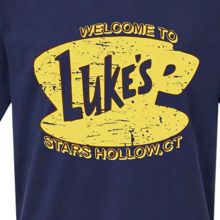 Lukes Diner Stars Hollow Sueded Cloud Jersey T-Shirt