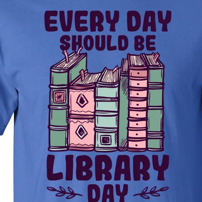 Library Day School Librarian Library Worker Cute Gift Tall T-Shirt