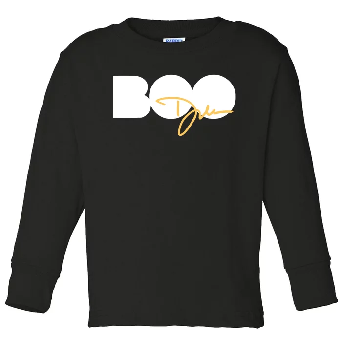 Limited Dawn Staley Wearing Boo Toddler Long Sleeve Shirt